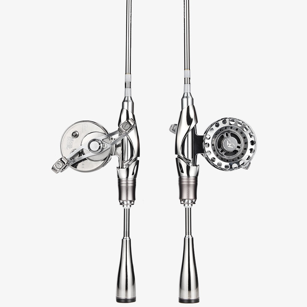 Micro Lead Raft Wheel Front Casting Wheel Bridge Raft Boat Raft Wheel Ice Fishing Wheel One-Key Magnetic Brake Slow-Descent Raft Fishing Wheel