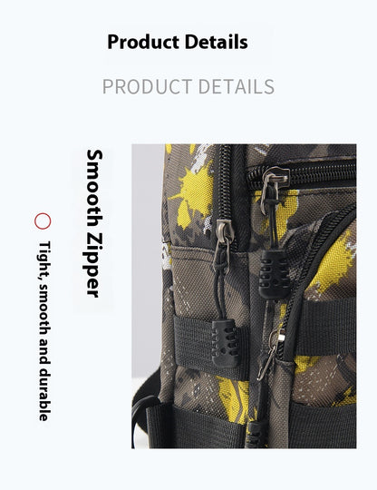 Lure Bag 2025 New Multifunctional Fishing Bag with Rod Insert Camouflage Outdoor Single Shoulder Crossbody Bag Lure Waist Bag