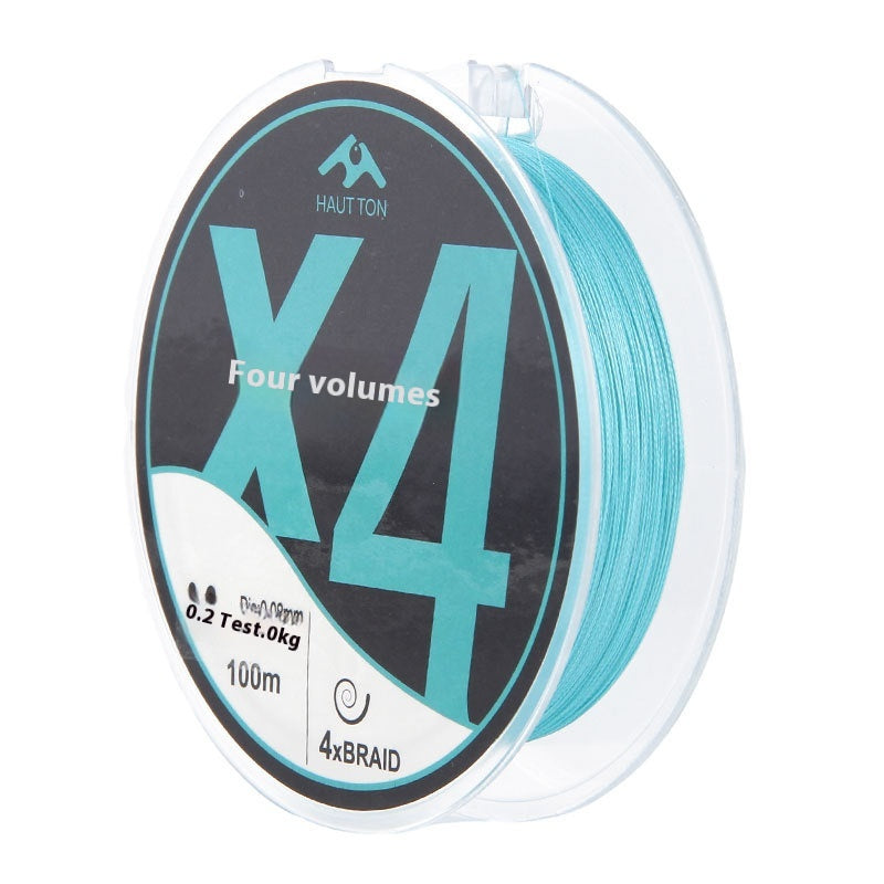 Lure Long Casting 4 Strands PE Line Micro Fishing Line 0.2 Line Dyneema Braided Fishing Line Main Fishing Line