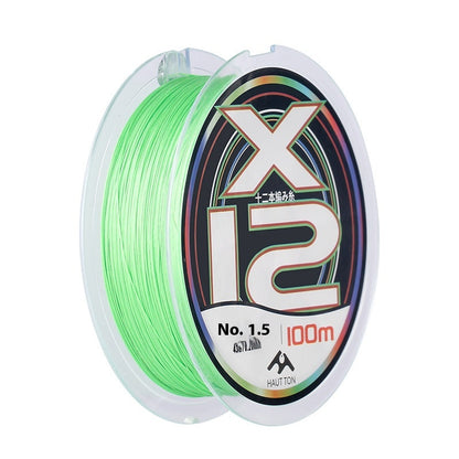 12 Strands Lure Casting PE Line Strong Horsefish Line Fishing Line Main Line Wholesale Casting Smooth Not Easy to Fade
