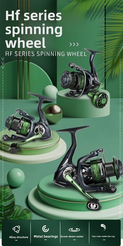 Fishing Reel Lure Metal Lure Spinning Reel Double Grip Pellet Micro Shallow Line Cup Fishing Reel Fishing Line Reel Fishing Reel