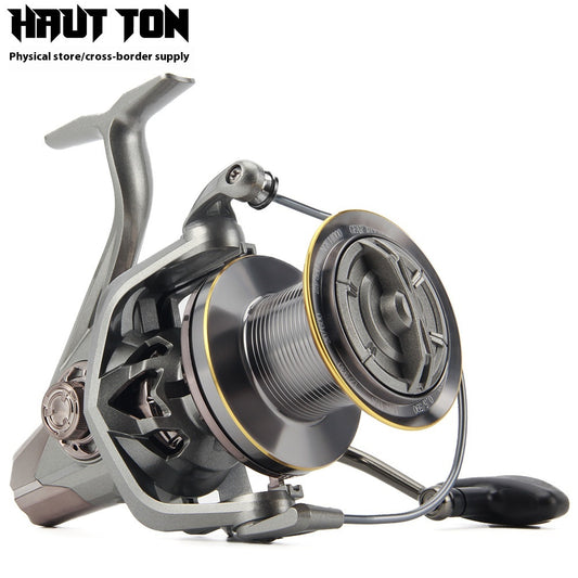 Long Casting Spinning Reel Micro Reel Full Metal Spool Slant Mouth Anchor Fishing Reel Big Fish Giant Fish Fishing Reel Casting Rod Sea Fishing Reel
