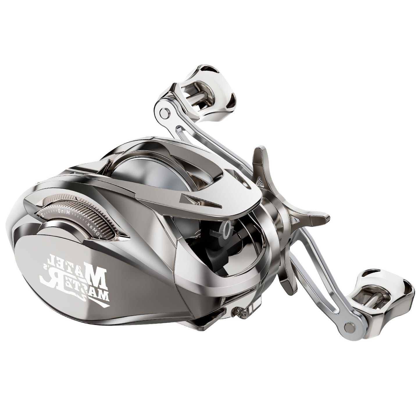 Custom Lure Baitcasting Reel Long Casting Anti-Explosion Line Fishing Reel with Drag Alarm Metal Master