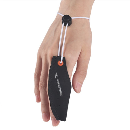 Spinning Wheel Casting Anti-Cut Finger Gloves Genuine Leather Anti-Cut Wear-Resistant Thickened Finger Gloves Wholesale Lure Fishing Gear
