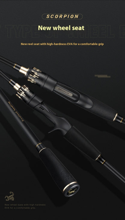 M Tuning Lure Rod Wholesale MH Hardness Lei Qiang Rod Black Rod UL Micro Object Horse Mouth Fishing Rod Long Casting Fishing Rod