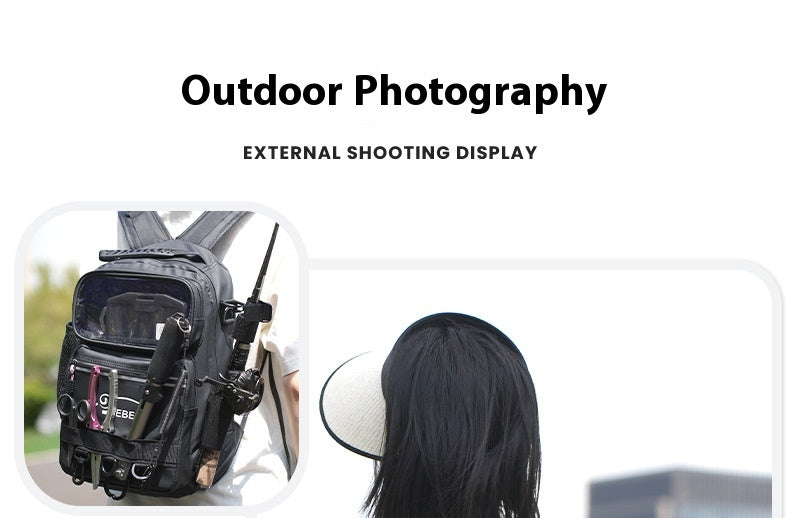 Multifunctional Lure Backpack Waterproof Outdoor Bag Rod Insert Fishing Bag Large Capacity Chest Bag Single Shoulder Bag