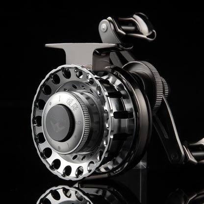 Micro Lead Raft Wheel Front Casting Wheel Bridge Raft Boat Raft Wheel Ice Fishing Wheel One-Key Magnetic Brake Slow-Descent Raft Fishing Wheel