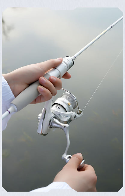 Micro Lure Spinning Reel New Small White Reel Metal Long Casting Fishing Reel Sea Rod Reel ET