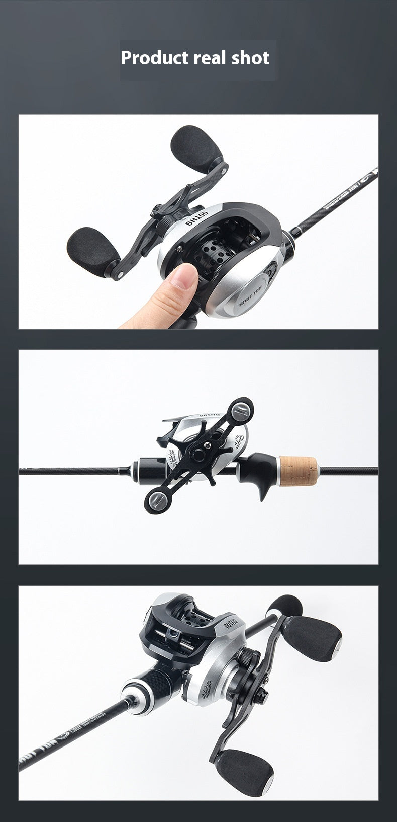Micro Object Water Drop Reel Horse Mouth White Strip Lure Reel Carbon Fishing Reel Lightweight Fishing Reel Wholesale Fishing Line Reel BH