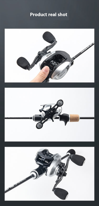 Micro Object Water Drop Reel Horse Mouth White Strip Lure Reel Carbon Fishing Reel Lightweight Fishing Reel Wholesale Fishing Line Reel BH