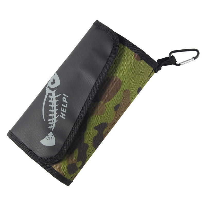 Soft Bait T-Tail Storage Bag Soft Worm Curved Tail Storage Bag Sealed Waterproof Large Capacity Fake Bait Includes Ziplock Bag