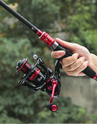 Double Crank Handle Spinning Reel Full Metal Line Cup Lure Fishing Reel Gapless Fishing Reel Long Casting Sea Rod Reel DY