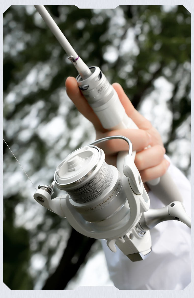Micro Lure Spinning Reel New Small White Reel Metal Long Casting Fishing Reel Sea Rod Reel ET