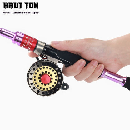 Full Metal Raft Fishing Reel One-Click Slow Descent Raft Reel Micro Lead Ice Fishing Reel Gap-Free Fishing Reel Wholesale Front Cast Reel