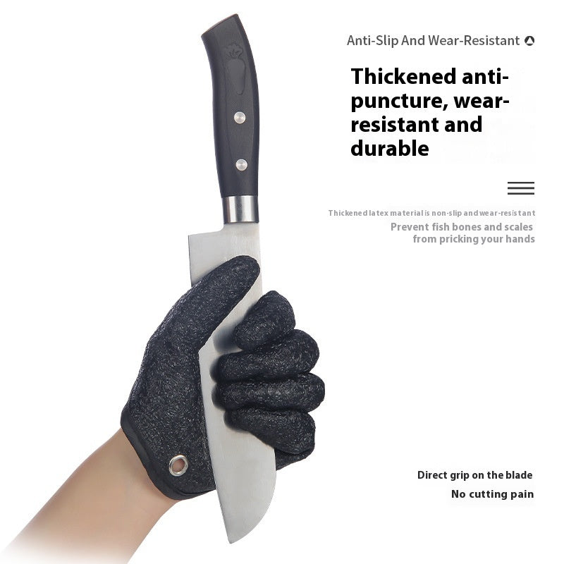 Lure Anti-Slip Fishing Gloves Multi-Functional Fishing Latex Gloves Anti-Puncture Waterproof Sea Fishing Gloves