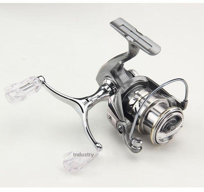 Micro Lure Spinning Reel Wholesale Fishing Reel Floating Reel Lure Reel Metal Line Cup Long Casting Reel Gray Wolf