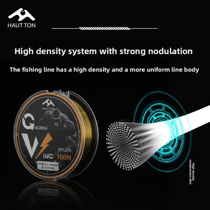 100m Lure-Specific Nylon Line Fishing Line Main Line Strong Heavy-Duty Line Long Cast Rock Fishing Fishing Line Subline
