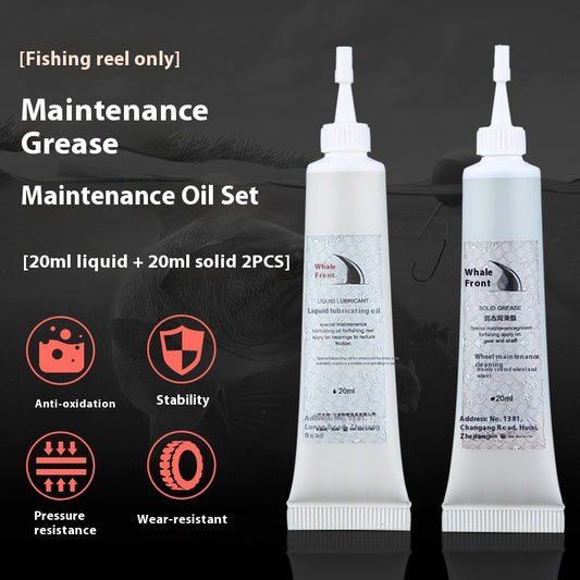Fishing Reel Maintenance Grease 20ml Spinning Reel Bearing Gear Lubricant Water Drop Reel Lubricant Maintenance Oil