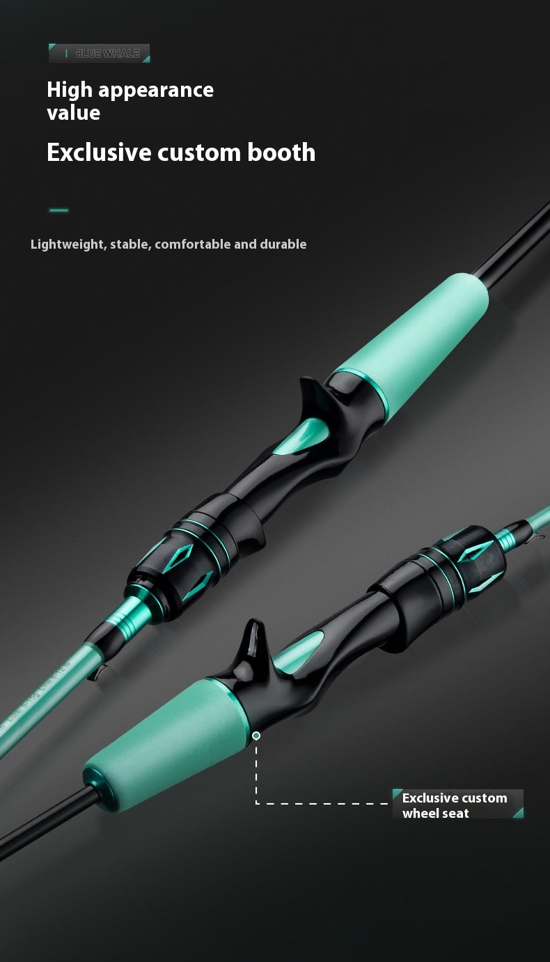 Long Casting Universal Lure Rod Double Rod Tip ML Adjustment UL Adjustment M Adjustment Carbon Fiber Fishing Rod Wholesale Mouth Rod Micro Rod