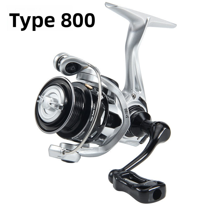 Carbon Micro Spinning Wheel 500 Model Fishing Reel 800 Lure Reel Wholesale Fishing Reel Gapless Fishing Line Reel HB