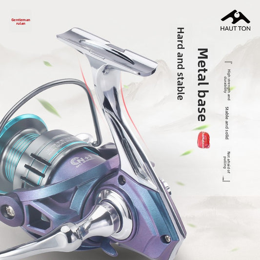 Metal Spinning Reel 3+1 Gapless Fishing Reel Wholesale Colorful Lure Casting Reel Sea Fishing Reel Fishing Line Reel