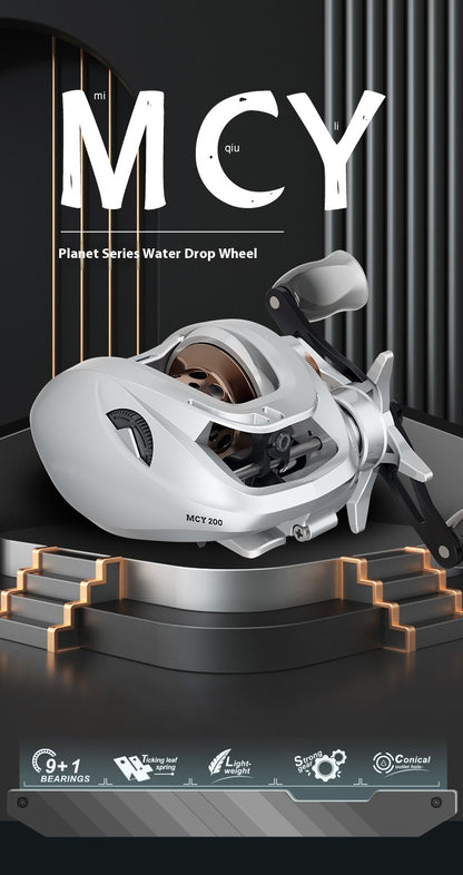Lure Long Casting Baitcasting Reel Wholesale Takuuma Jig Fox Same Model with Drag Alarm Black Fishing Reel Ultra-light Sea Fishing Reel
