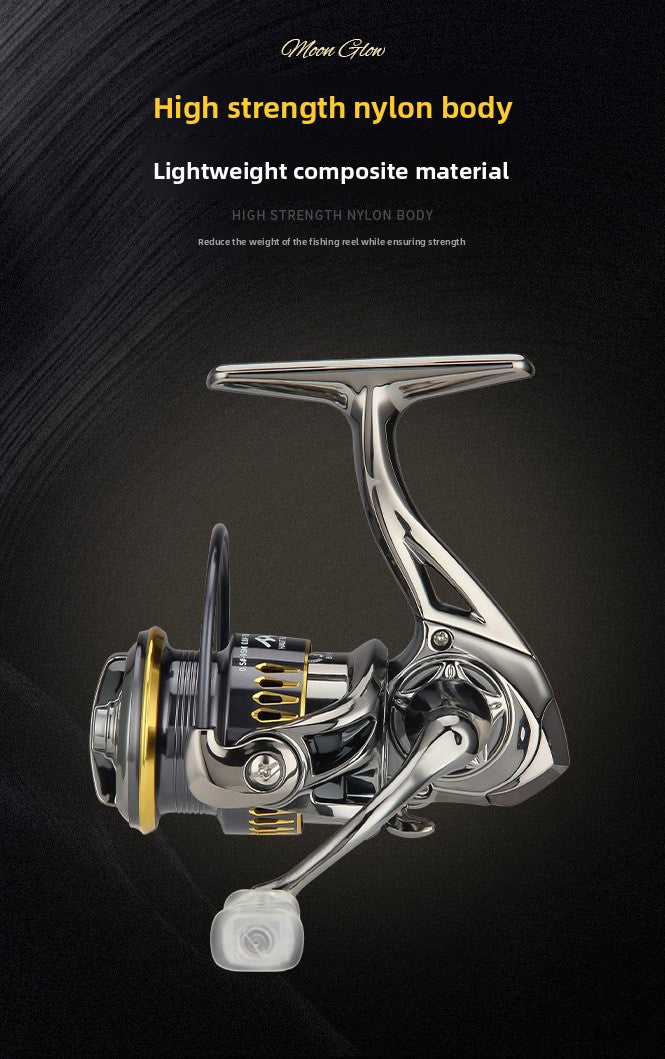 No Gap Fishing Reel Wholesale Fishing Reel 4.8:1 Speed Ratio Lure Micro Spinning Reel 800 Model Shallow Line Cup MG