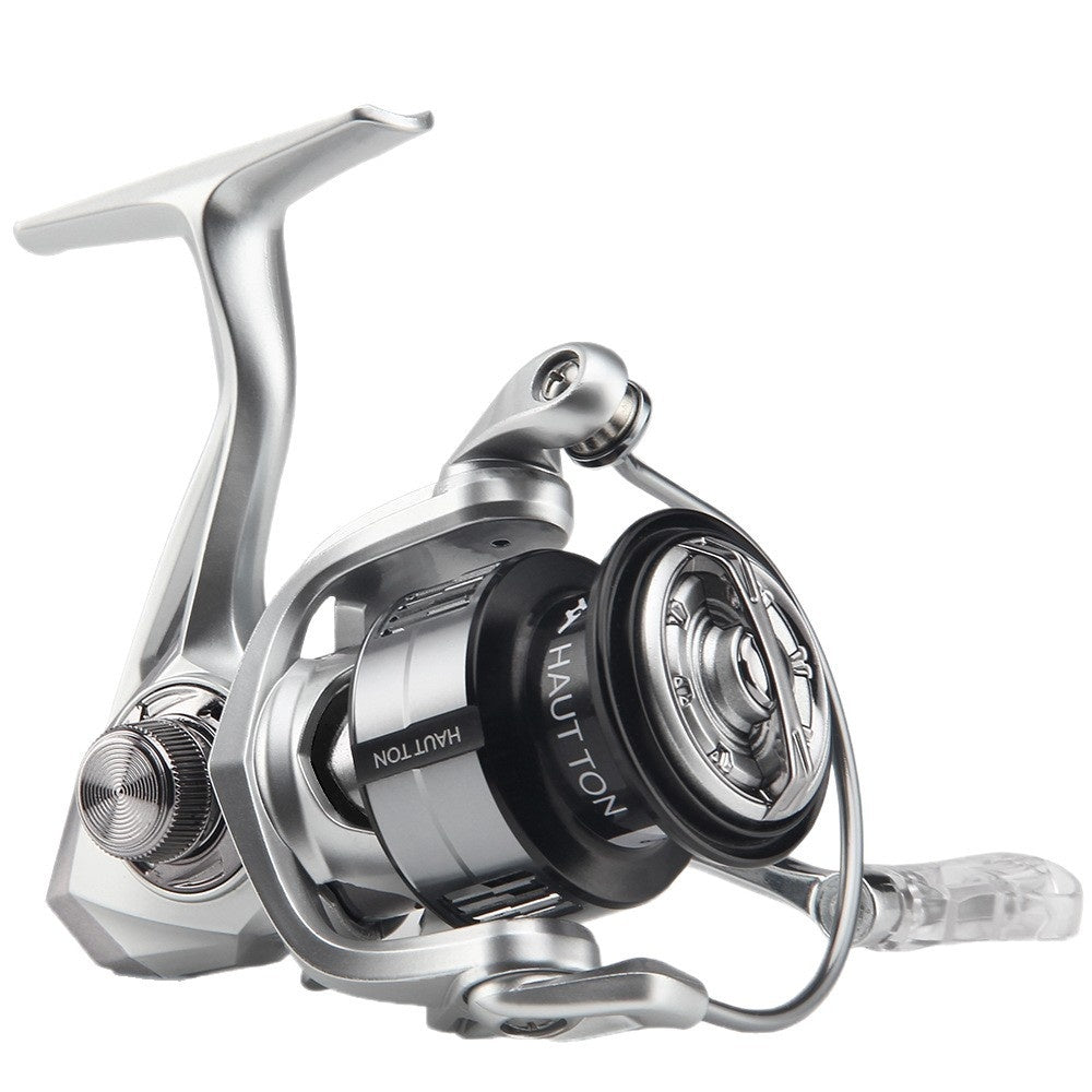 Long Casting Micro Lure Spinning Reel 5.2:1 Fishing Reel Gapless Metal Line Cup Fishing Reel