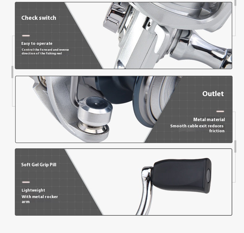 Micro Fishing Reel Small Golf Lure Spinning Reel Wholesale 5.2:1 Speed Ratio 3 New Fishing Reel FY