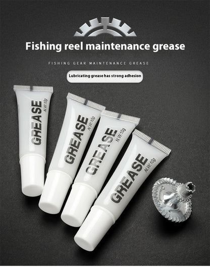 Fishing Reel Maintenance Grease 10g Spinning Reel Bearing Gear Lubricant Water Drop Reel Red Rod Maintenance Lubricant