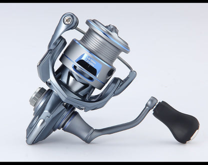 JiFeng Lure Long Casting Spinning Reel, Screw-in Fishing Reel, Carbon Fiber Micro Fishing Reel, 6+1 Gapless Fishing Reel