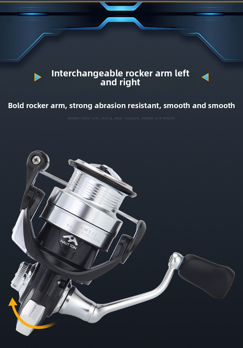 Night Blade Spinning Reel Lure Casting Reel Carbon Fiber Saltwater Resistant Fishing Reel 5+1 Stainless Steel Bearing Micro Reel