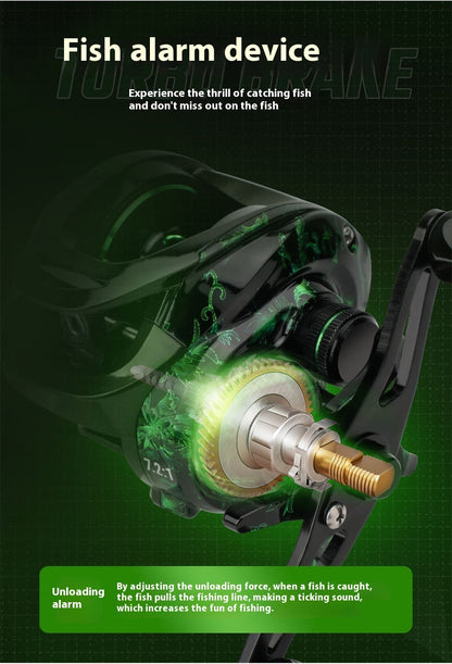 Anti-Explosion Line Water Drop Reel Wholesale Metal Lure Reel Long Casting Fishing Reel Lei Qiang Black Fishing Reel Sea Fishing Reel