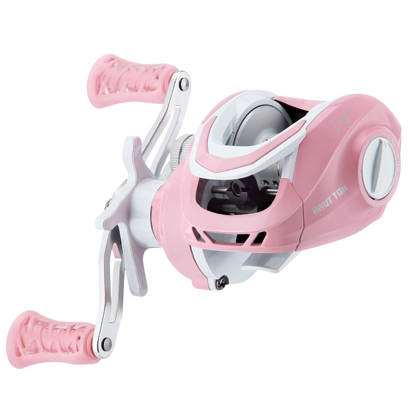 Macaron Pink Water Drop Reel Wholesale Long Casting Fishing Reel Temu with Drag Alarm Micro Fishing Reel 6.3:1