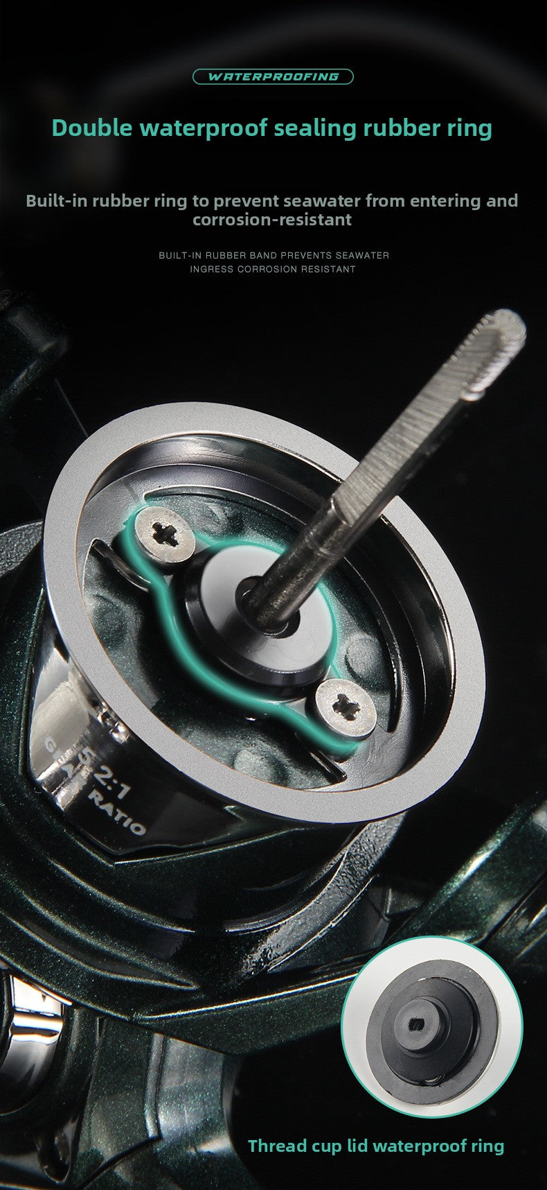 2025 New Micro Fishing Reel Lure Casting Spinning Reel 4+1 Bearings 5.2:1 Horse Mouth White Strip Fish Reel