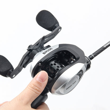 Micro Object Water Drop Reel Horse Mouth White Strip Lure Reel Carbon Fishing Reel Lightweight Fishing Reel Wholesale Fishing Line Reel BH