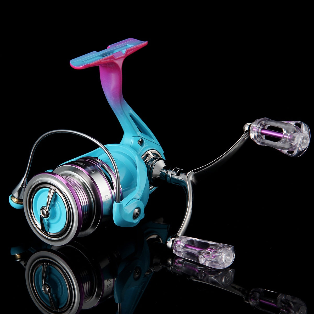 Anti-Explosion Line Long Casting Spinning Reel Wholesale 3+1 Gap-Free Fishing Reel 5.2:1 Double Arm Fishing Reel Micro Reel