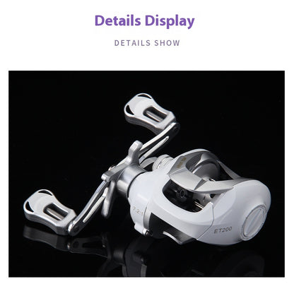 2025 New Model Small White Wheel Micro Lure Wheel Water Drop Wheel 7.2:1 Gear Ratio Fishing Wheel Hot-Selling Fishing Wheel ET