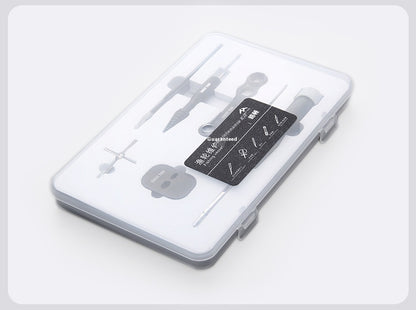 Fishing Reel Disassembly Repair Kit Fishing Reel Water Drop Reel Bearing Pin Remover Multi-Function Wrench Screwdriver Tweezers