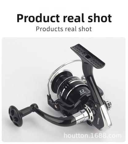 Sea Rod Fishing Reel Lure Casting Reel Wholesale Full Metal Line Cup Grip Pellet Fishing Reel Long Casting Sea Fishing Reel HZ