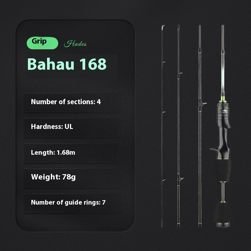 Full Set Fuji O-Ring Lure Rod Wholesale 4-Section Micro Object Mouth Rod Retractable Length Only 45cm Portable Fishing Rod