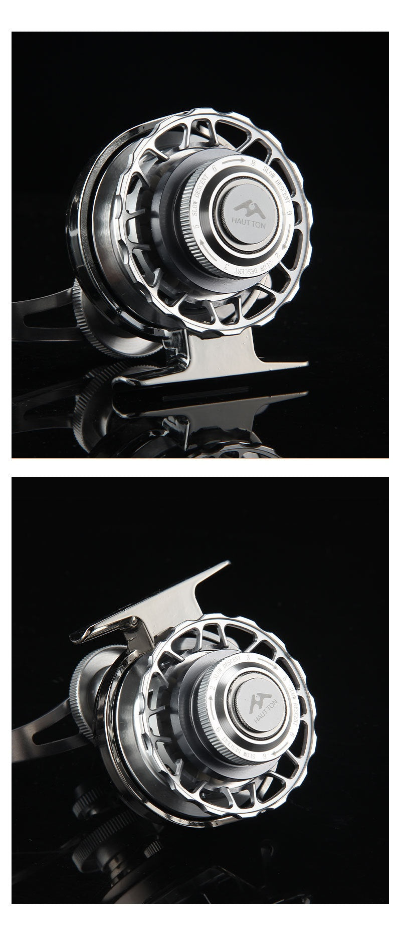 Micro Lead Raft Wheel Front Casting Wheel Bridge Raft Boat Raft Wheel Ice Fishing Wheel One-Key Magnetic Brake Slow-Descent Raft Fishing Wheel
