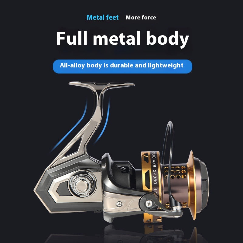 Spinning Reel Long Casting Sea Rod Reel Casting Reel Fishing Reel 12000 Fish Reel Sea Rod Reel Fishing Line Reel Anchor Reel Fishing Gear