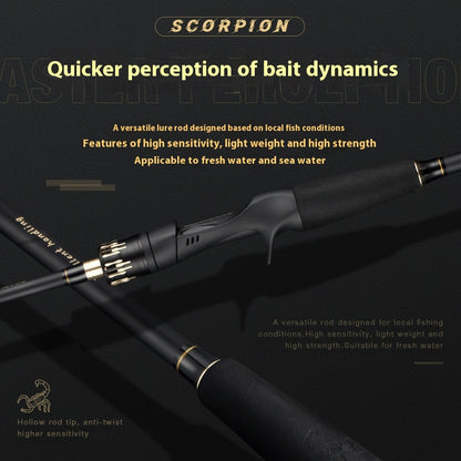 M Tuning Lure Rod Wholesale MH Hardness Lei Qiang Rod Black Rod UL Micro Object Horse Mouth Fishing Rod Long Casting Fishing Rod