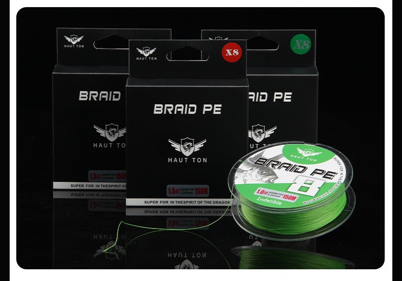Fade-resistant 8-strand Long Casting PE Line Sub-line Fishing Line Main Line Big Fish Line Chinese Red Dali Horse Line Wholesale