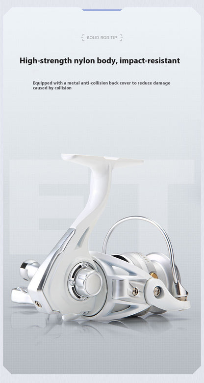 Micro Lure Spinning Reel New Small White Reel Metal Long Casting Fishing Reel Sea Rod Reel ET