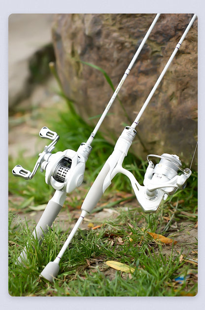 Wholesale Small White Rod Micro Lure Rod 1.68m UL Mouth Rod M Adjustable Long Casting Universal Rod Carbon Fiber Fishing Rod