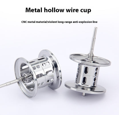 Anti-Explosion Line Sub Water Drop Wheel 7.2:1 High Speed Ratio Black Thunder Strong Fishing Wheel Long Casting Sea Rod Wheel Fish Wheel SW