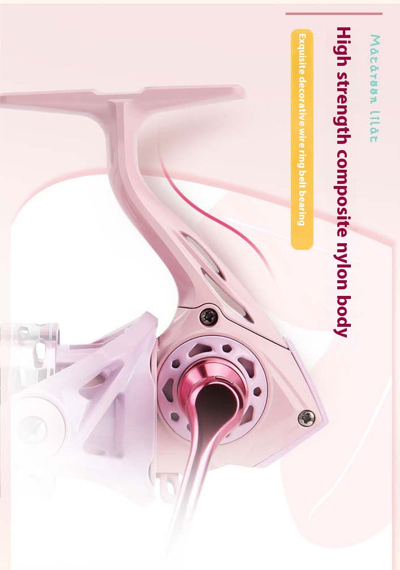 Spinning Reel Wholesale Lure Fishing Reel Full Metal Micro Line Cup Sea Rod Reel Macaron Sea Fishing Reel Fish Reel DS