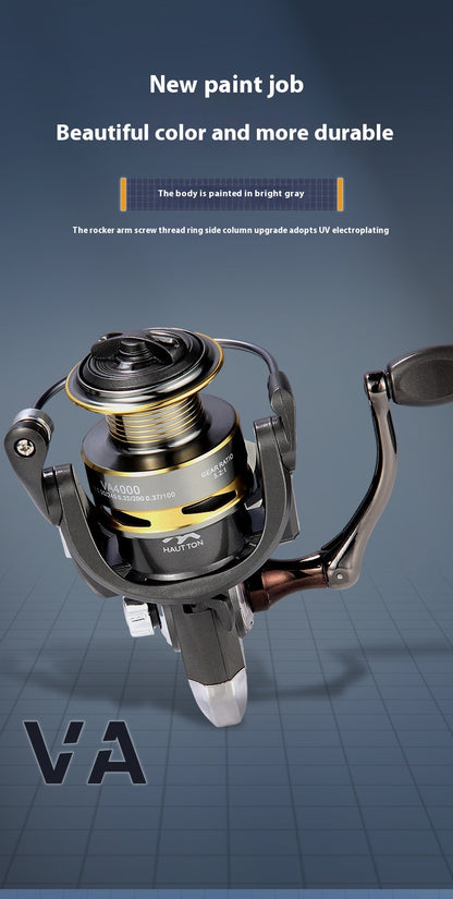 Gap-Free Lure Spinning Reel Wholesale Long Casting Universal Fishing Reel Casting Rod Sea Rod Fishing Reel Smooth Fishing Line Reel